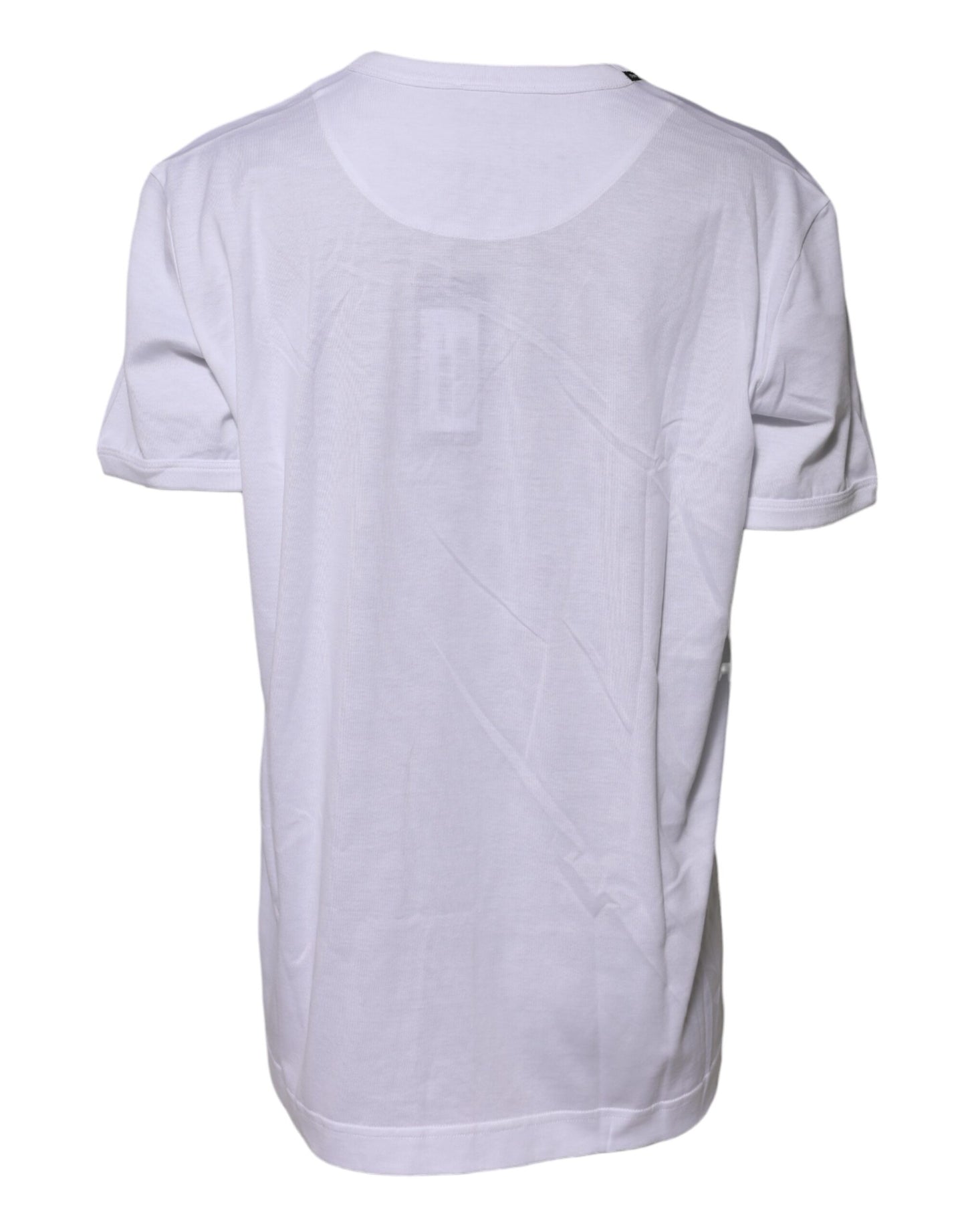 Dolce &amp; Gabbana Weißes Goodluck 2022 T-Shirt mit Rundhalsausschnitt aus Baumwolle