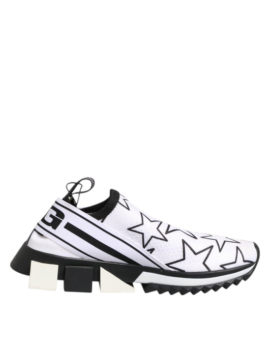 Dolce &amp; Gabbana Sorrento Low Top Sneakers mit weißen Sternen