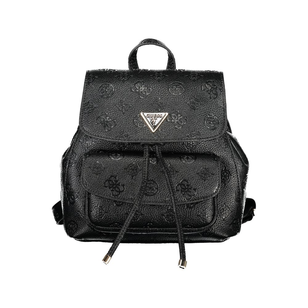 Guess Jeans – Schwarzer Polyethylen-Rucksack