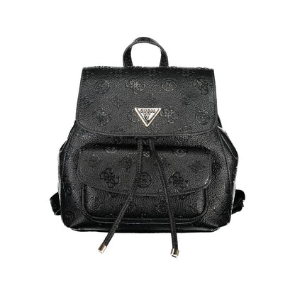 Guess Jeans – Schwarzer Polyethylen-Rucksack