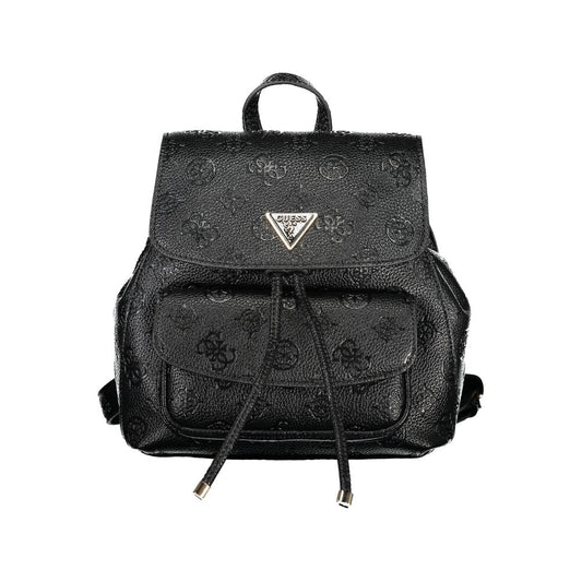 Guess Jeans – Schwarzer Polyethylen-Rucksack