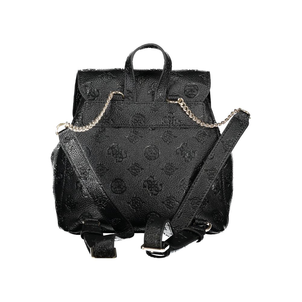 Guess Jeans – Schwarzer Polyethylen-Rucksack