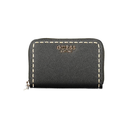 Guess Jeans – Schwarze Polyethylen-Geldbörse