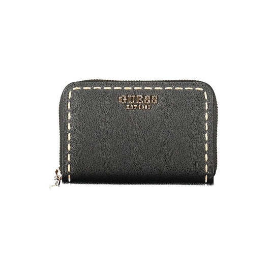 Guess Jeans – Schwarze Polyethylen-Geldbörse