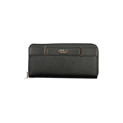 Guess Jeans – Schwarze Polyethylen-Geldbörse