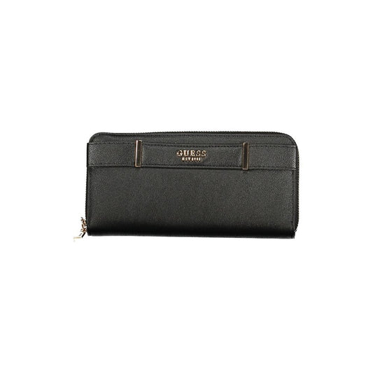 Guess Jeans – Schwarze Polyethylen-Geldbörse
