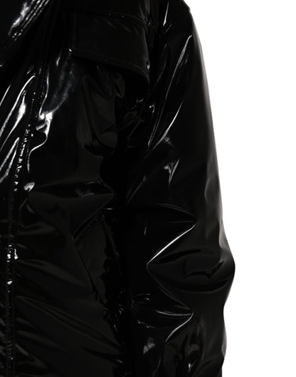 Dolce &amp; Gabbana – Schwarze Steppjacke aus Polyester