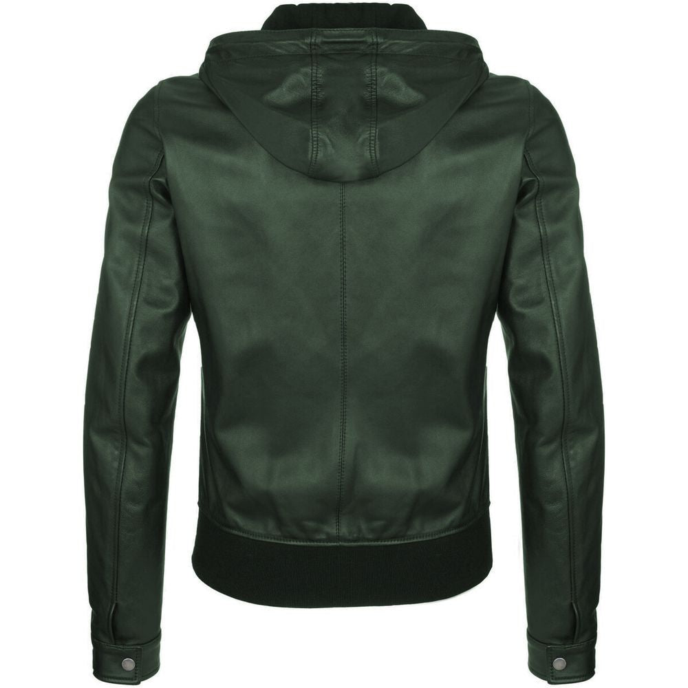 Grüne Lammfelljacke von Dolce &amp; Gabbana