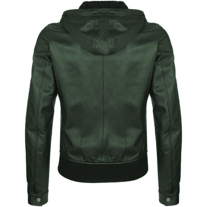 Grüne Lammfelljacke von Dolce &amp; Gabbana