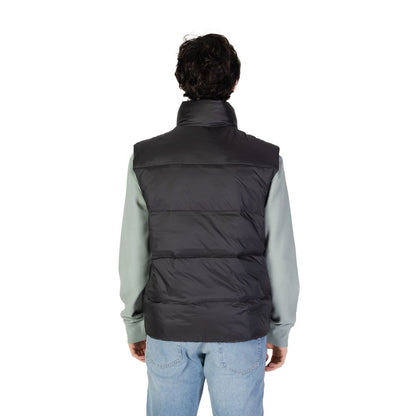 Calvin Klein Jeans – Ärmellose Jacke aus Polyamid in Schwarz