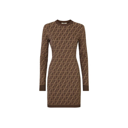 Fendi Baumwoll-FF-Kleid