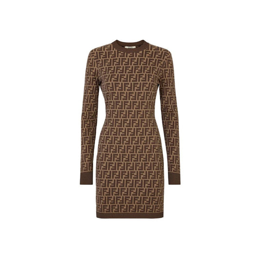 Fendi Baumwoll-FF-Kleid