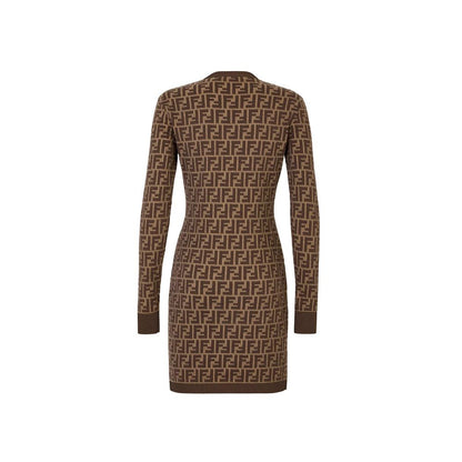 Fendi Baumwoll-FF-Kleid