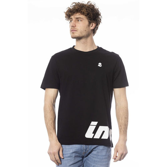 Invicta Herren-T-Shirt aus schwarzer Baumwolle