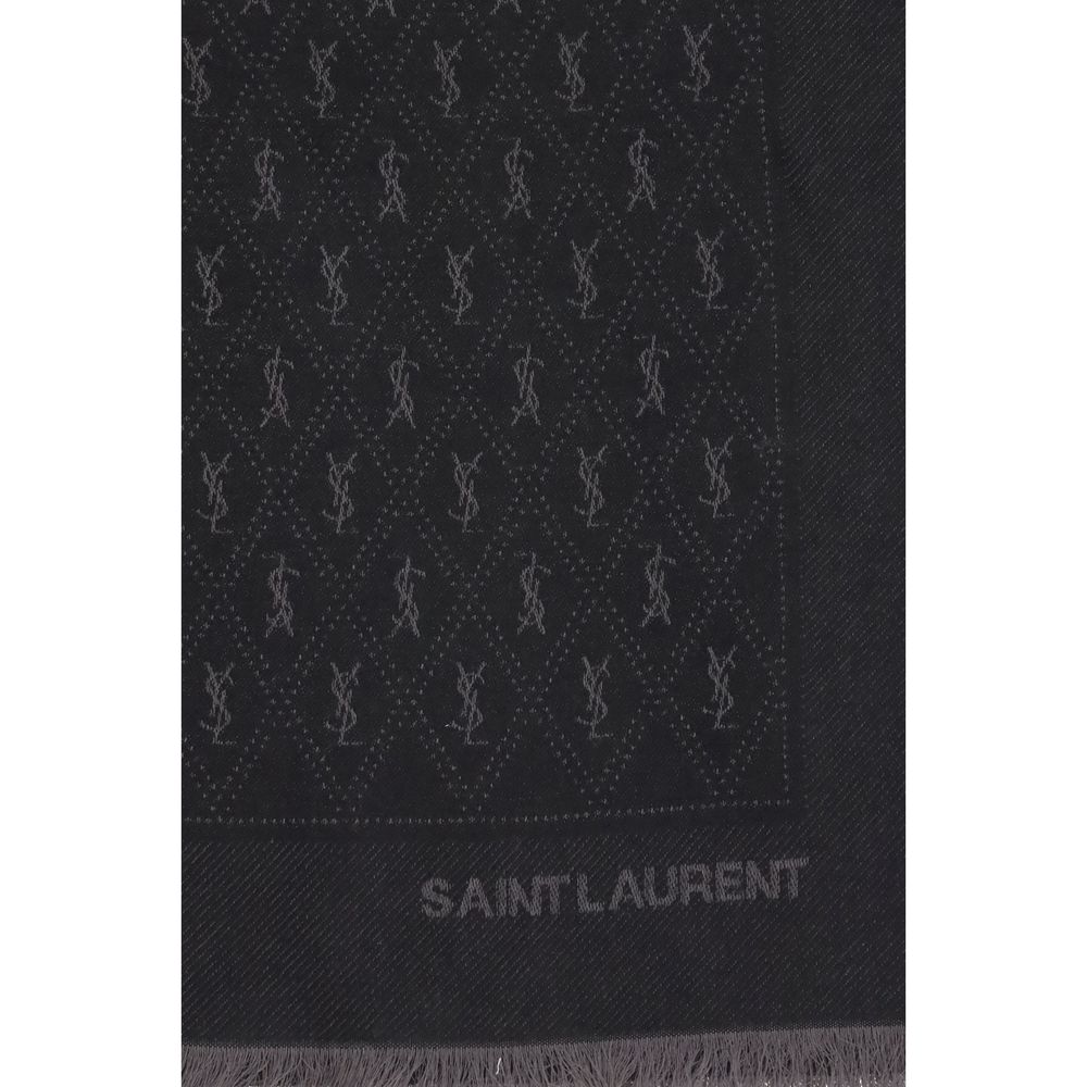 Saint Laurent YSL-Monogramm-Schal