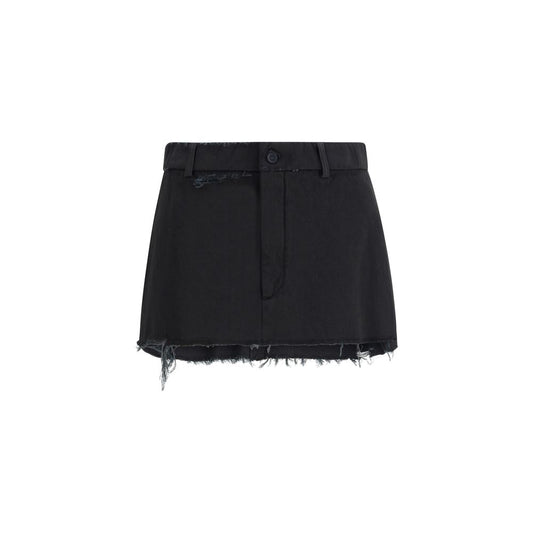 Balenciaga Minirock mit Fransen