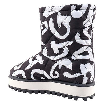 Dolce &amp; Gabbana Black Nylon Boot