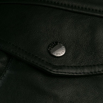 Dolce &amp; Gabbana Schwarze Lammfelljacke