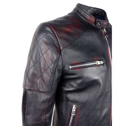 Dolce &amp; Gabbana Schwarze Ziegenlederjacke