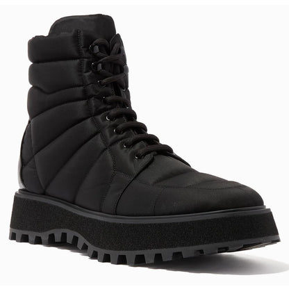 Dolce &amp; Gabbana Schwarzer Nylonstiefel