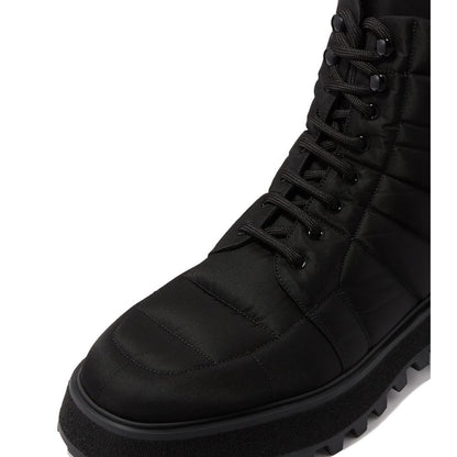 Dolce &amp; Gabbana Schwarzer Nylonstiefel
