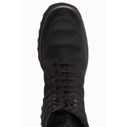 Dolce &amp; Gabbana Schwarzer Nylonstiefel