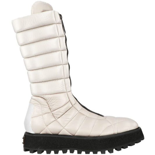 Dolce &amp; Gabbana Weißer Nylonstiefel