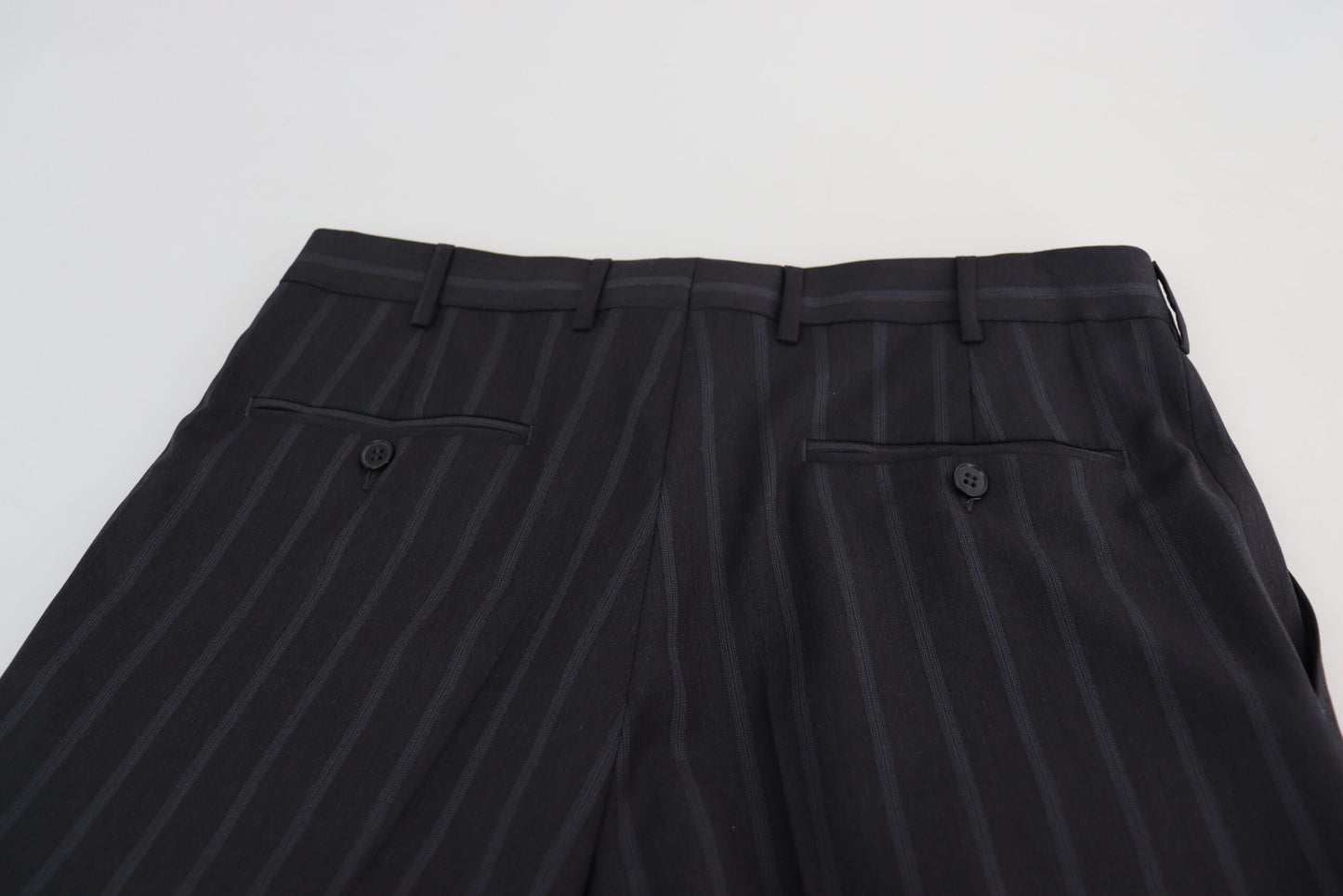 Dolce &amp; Gabbana – Formelle Hose aus grauer Wollmischung