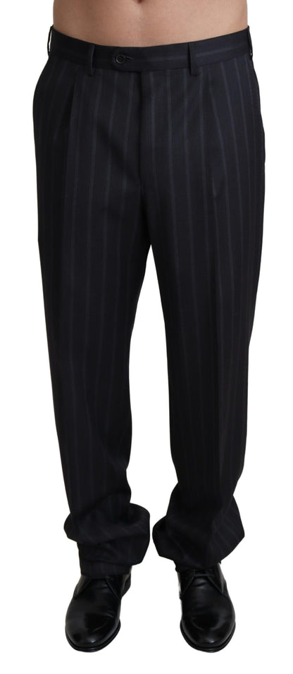 Dolce &amp; Gabbana – Formelle Hose aus grauer Wollmischung