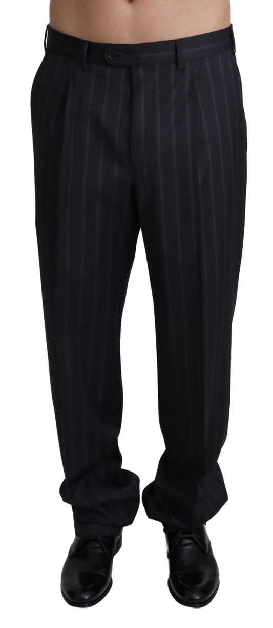 Dolce &amp; Gabbana – Formelle Hose aus grauer Wollmischung