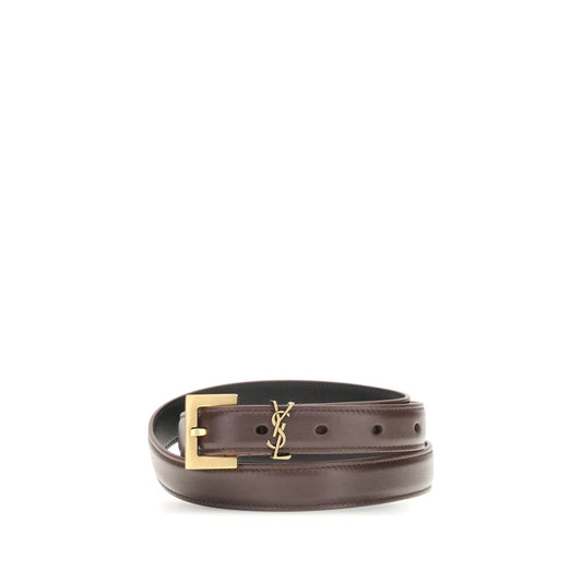 Saint Laurent Cassandre Schmaler Gürtel