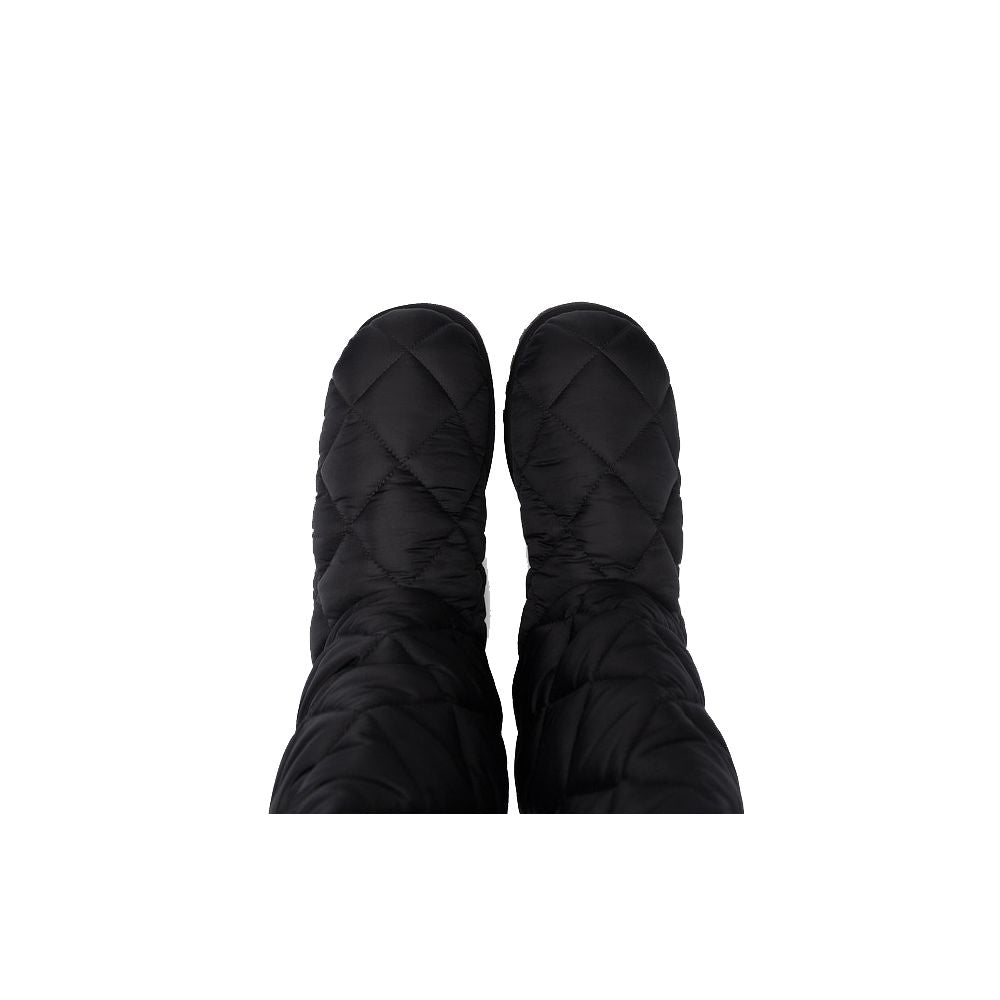 Dolce &amp; Gabbana Schwarzer Nylonstiefel