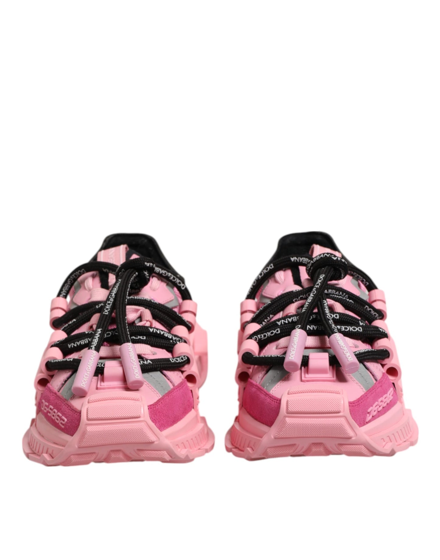 Dolce &amp; Gabbana Pink Low Top Space Damen Sneakers Schuhe