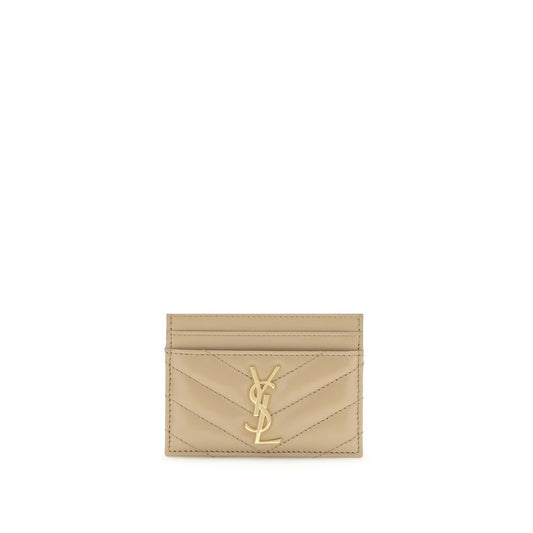 Saint Laurent Kartenetui aus Lammleder