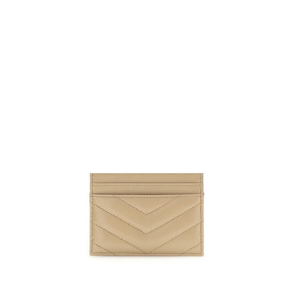 Saint Laurent Kartenetui aus Lammleder