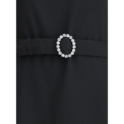 Saint Laurent Sablè mini Dress with cut nude back