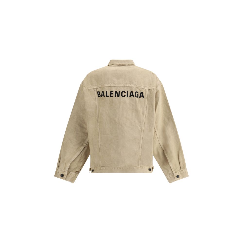 Balenciaga Übergroße Jeansjacke