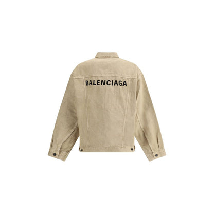 Balenciaga Übergroße Jeansjacke