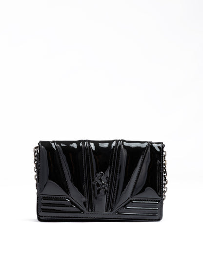 Ferrari Black GT Lackledertasche mit Kette