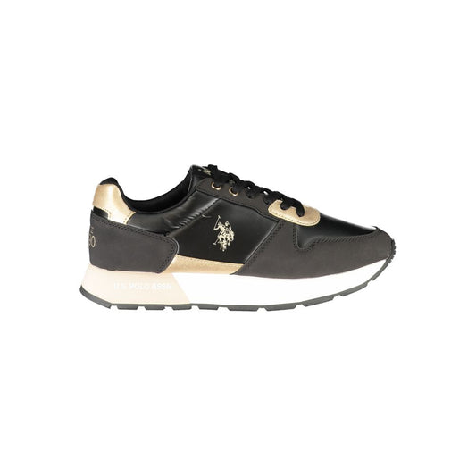 US POLO ASSN. Schwarzer Polyester-Sneaker