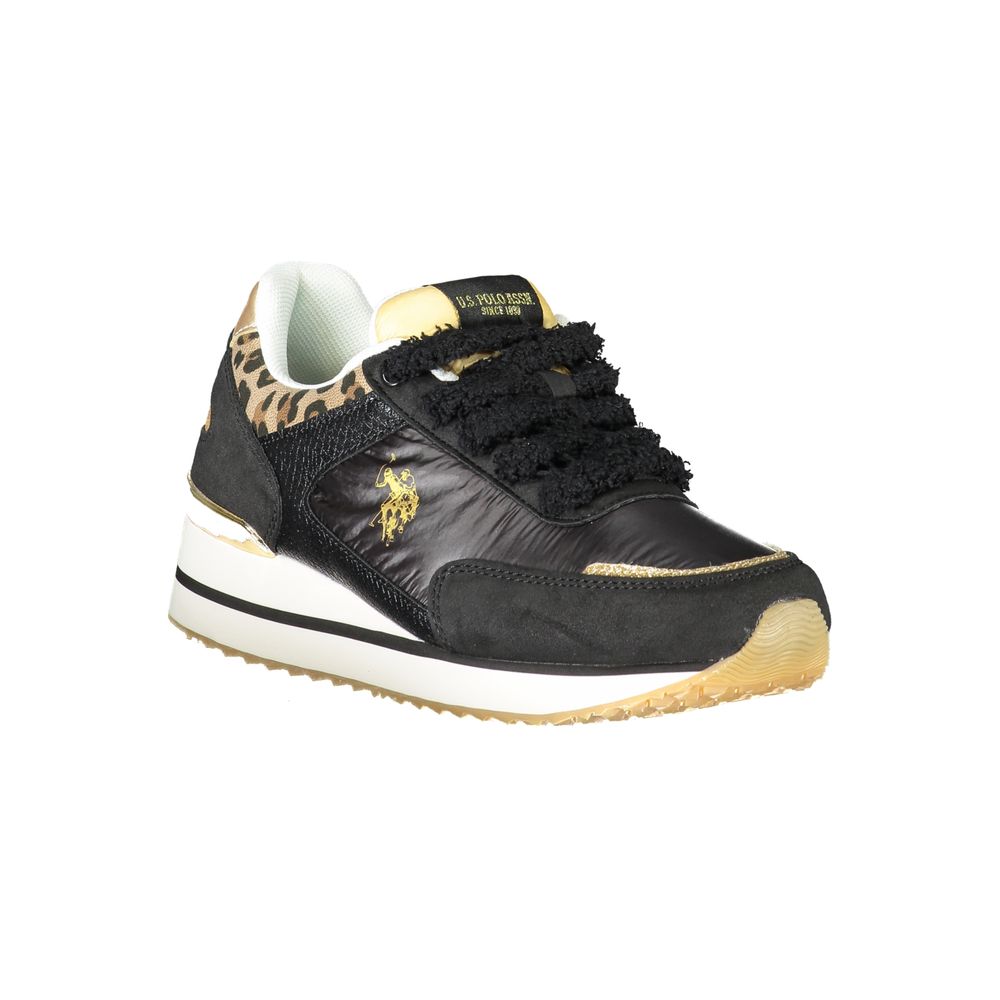 US POLO ASSN. Schwarzer Polyester-Sneaker