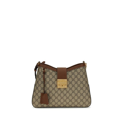 Gucci Große Schultertasche mit Vorhängeschloss