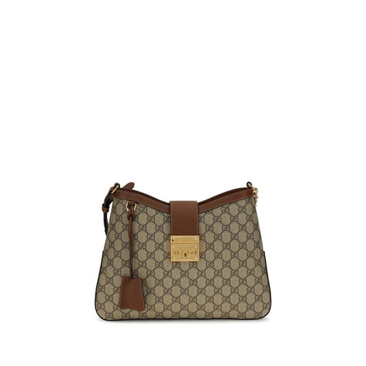 Gucci Große Schultertasche mit Vorhängeschloss