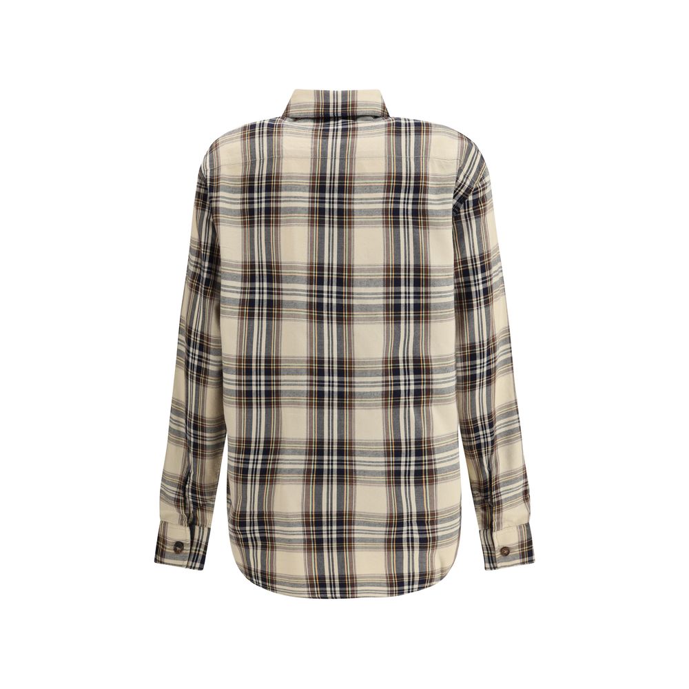 Saint Laurent Tartan Lavallière Hemd
