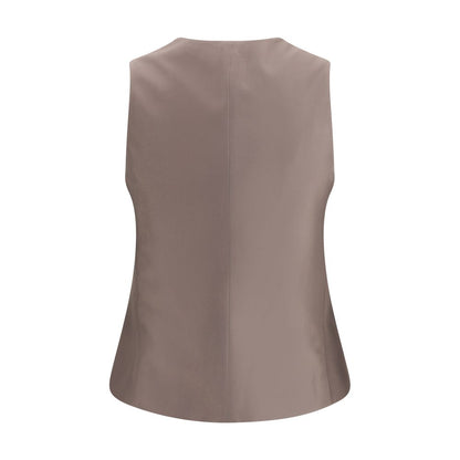 Giorgio Armani Einreihiger Cardigan aus Hanf und Viskose