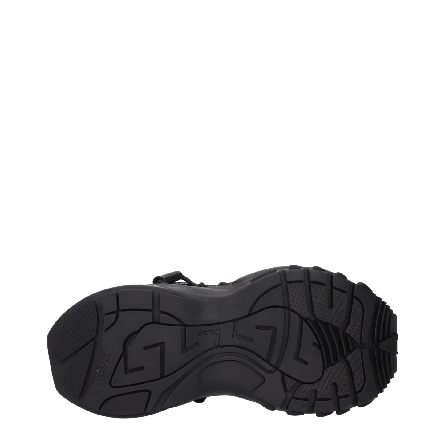 Versace – Schwarze Sport-Sneaker aus Leder