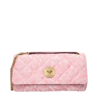 Versace Rosa Stoff-Umhängetaschen