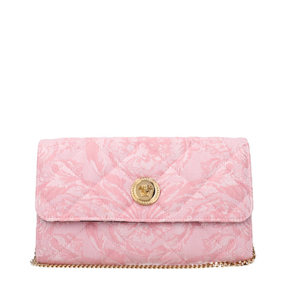 Versace Pink Stoff Clutches
