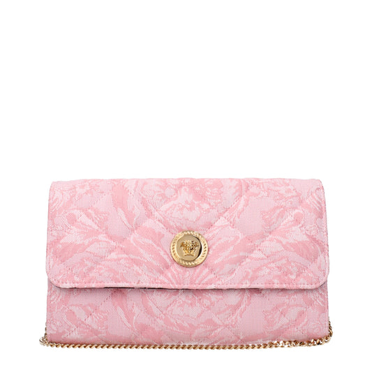 Versace Pink Stoff Clutches