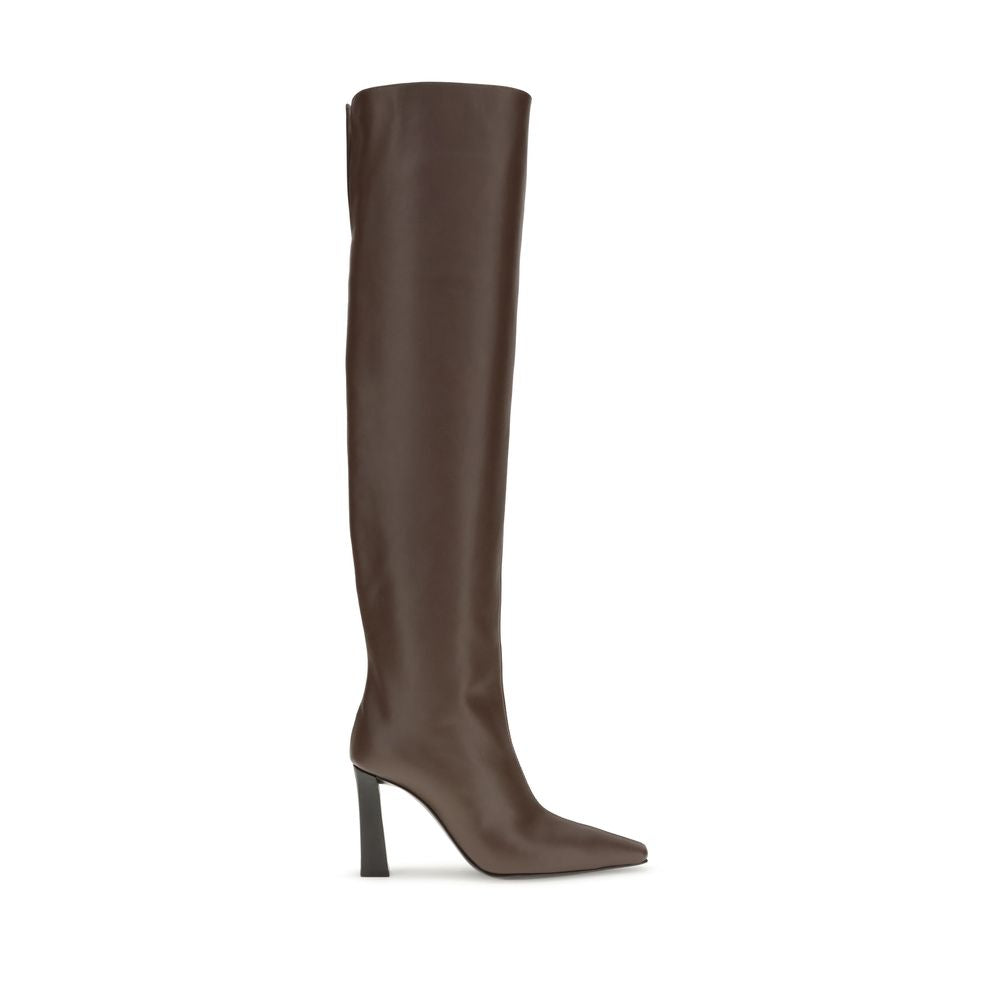 Giuseppe Zanotti Extra hohe Lederstiefel